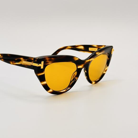 Tom Ford Sunglasses Icon Collection TF1252 55E Havana Cat Eye Brown Lens 52mm main image 10